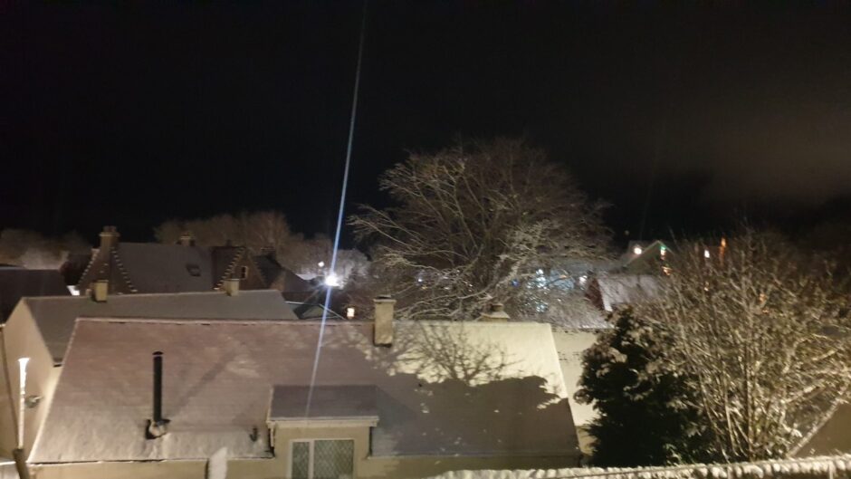 roofs covered in snow Kingussie