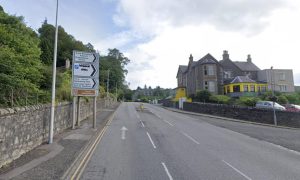 The A85 Belach an Righ in Oban