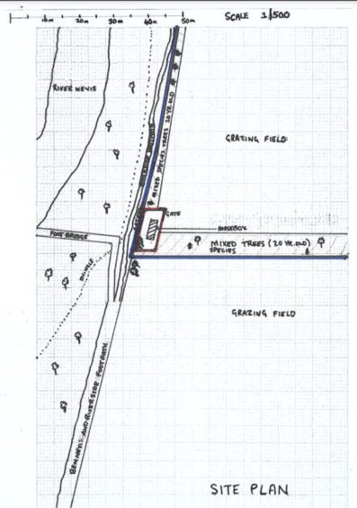 The location of the coffee takeaway at Achintee Farm