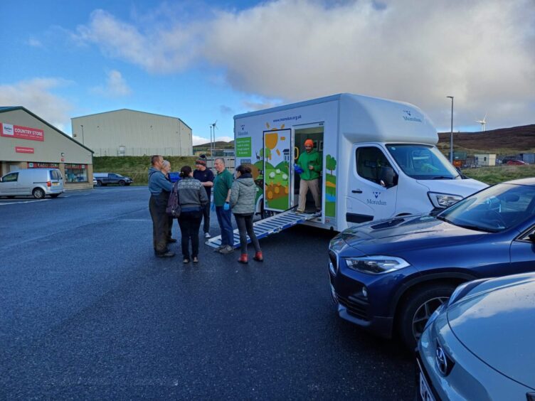 Biobus at the local mart