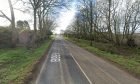 B999 road near Udny Station. Image: Google Maps.