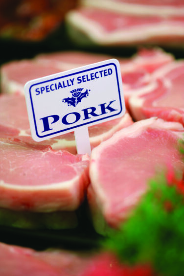 Specially Selected Pork from Scotland.