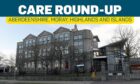 Care round-up graphic above Hanover Street School