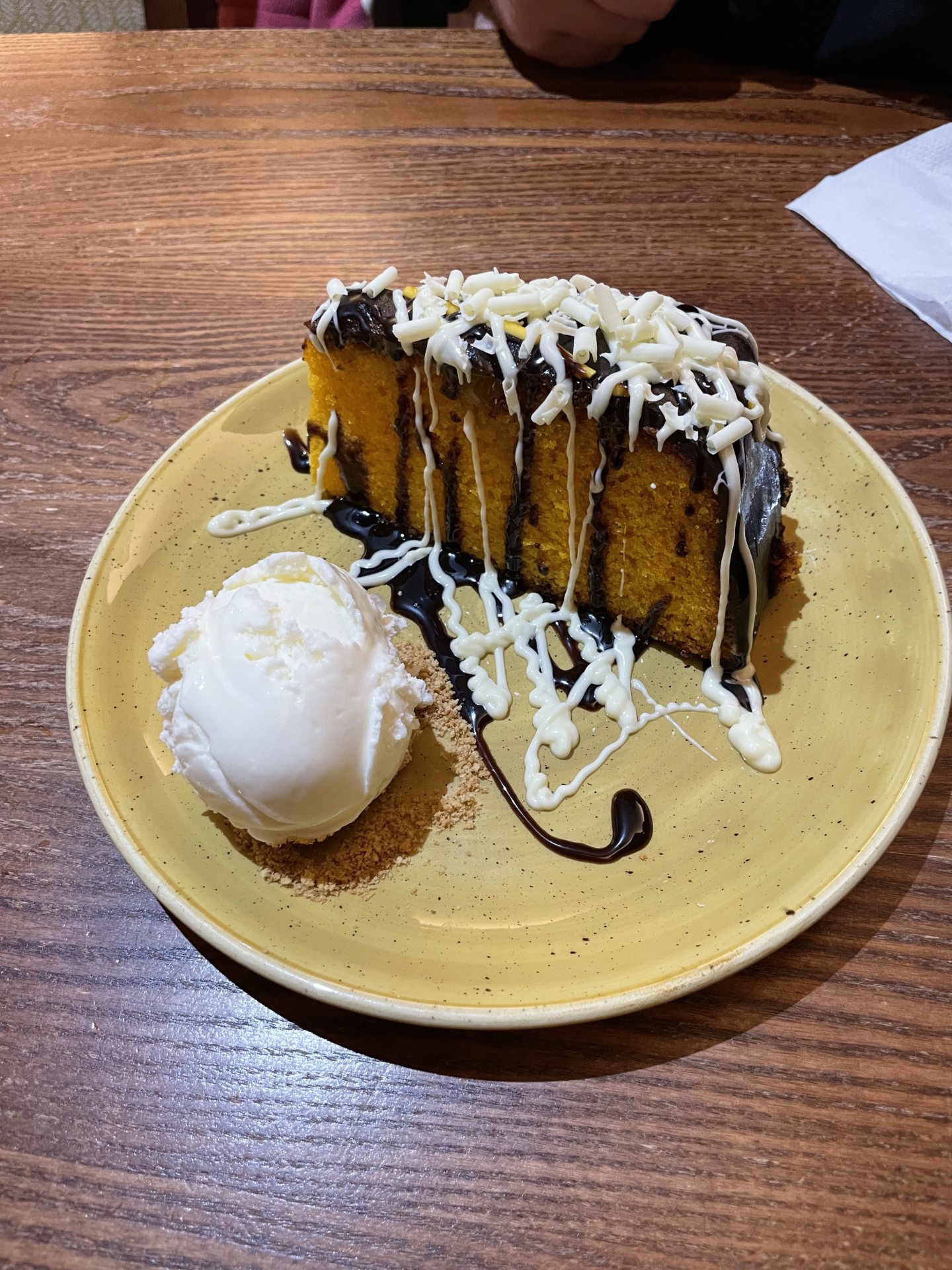 The sticky chocolate orange cake