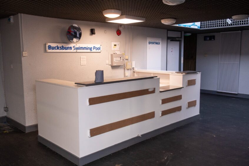 The reception area is in-line for a revamp. Image: Darrell Benns/DC Thomson