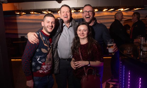 Friends, families and colleagues headed out on Mad Friday in Aberdeen. Image: Darrell Benns/DC Thomson