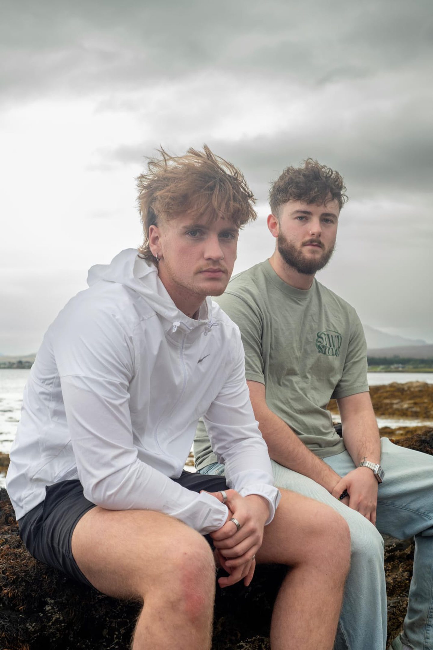 Fraser Gillies and Ruaridh McKenzie in Broadford, Skye 