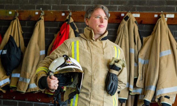 Karla Stevenson has been recognised for her work in the Scottish Fire and Rescue Service. Image: Scottish Parliament.