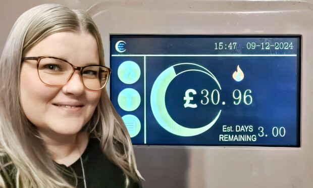 Tenant Gillian Munro has said her fuel bill has rocketed. Image: DC Thomson