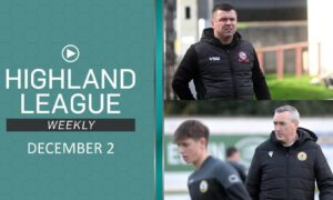 Highland League Weekly has highlights of two league games, chat about all of the results (including five Scottish Cup ties) and an interview with Lossiemouth boss Steve Porter.