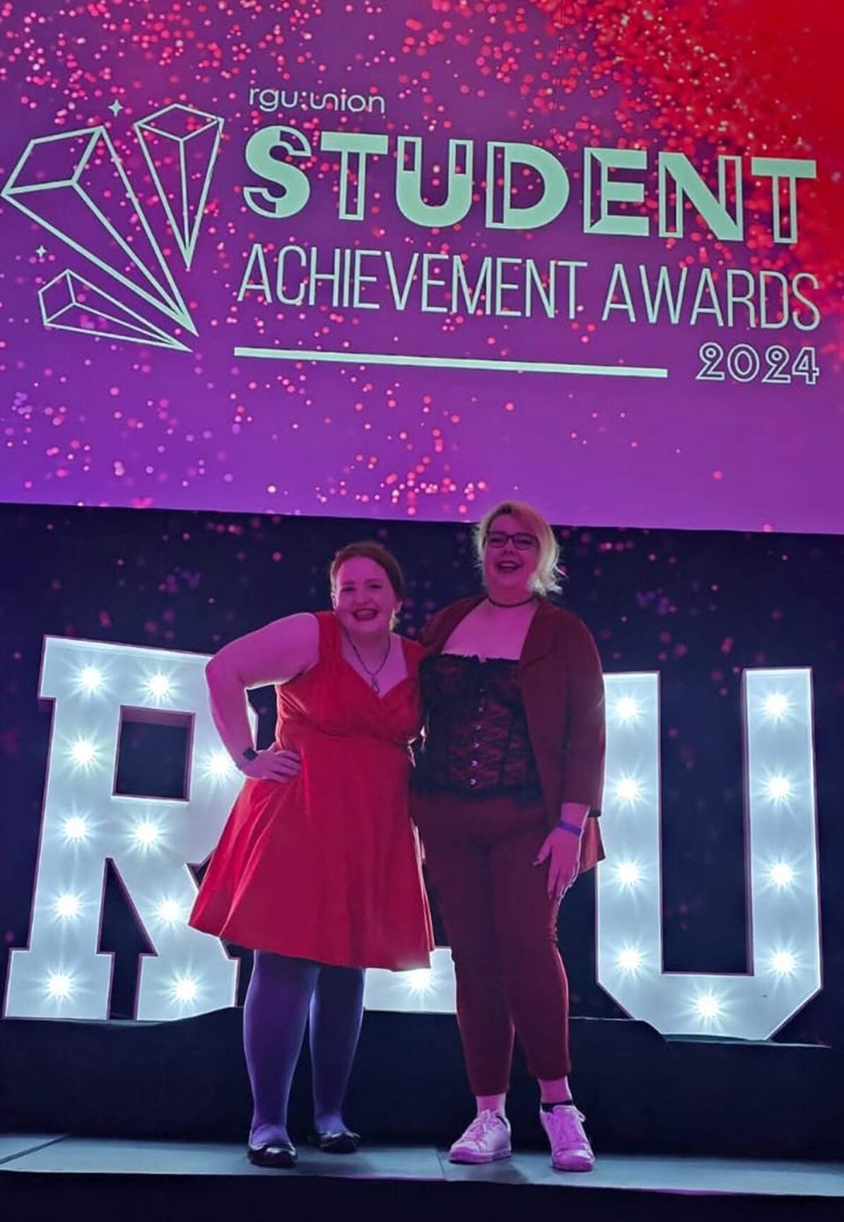 Shavonne Connor at the RGU student achievement awards 