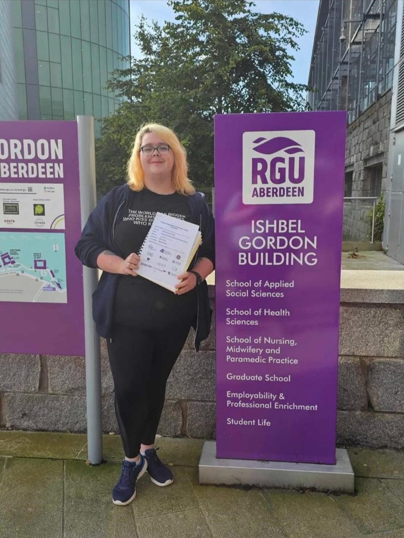 Shavonne Connor at RGU. 