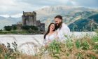 Derick and Ashley Fowler from the USA share a private moment on the shores of Loch Duich. Image: Karen Thorburn Photography