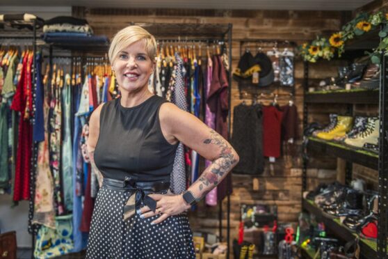 How an Elgin vintage clothes shop well-known for Doc Martens has become a hit with shoppers from Moray and beyond