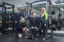 Moray Sports Centre CEO Iain Stokes pictured with members of his team. Image: Jason Hedges/DC Thomson