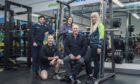 Moray Sports Centre CEO Iain Stokes pictured with members of his team. Image: Jason Hedges/DC Thomson