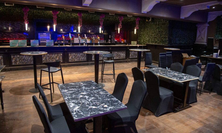 Martinis has two bars spread across its two floors. Image: Kenny Elrick/DC Thomson