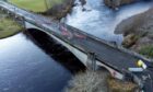 Aboyne Bridge was closed in November 2023. Image: Kenny Elrick/DC Thomson