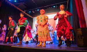 Amateur dramatics company The Ury Players at their dress rehearsal of Rapunzel, written and directed by Tim Roberts, at Stonehaven Town Hall. Image: Kath Flannery/DC Thomson.