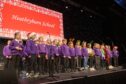 Heathryburn School performing. Image: Kami Thomson/DC Thomson