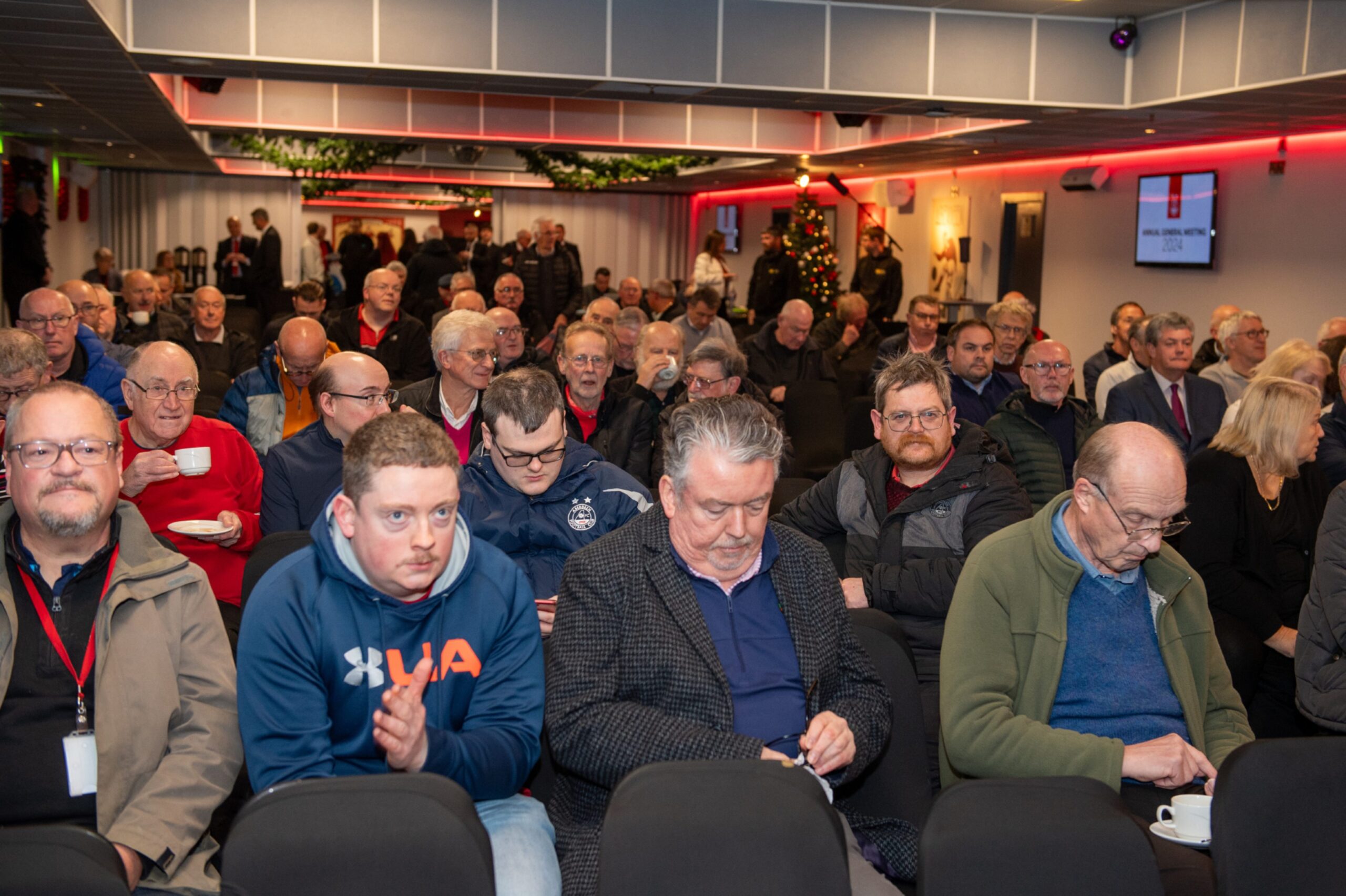 The 121st AGM (Annual General Meeting) of Aberdeen Football Club Limited at the Madri Lounge within the Richard Donald Stand. Image: Kami Thomson/DC Thomson