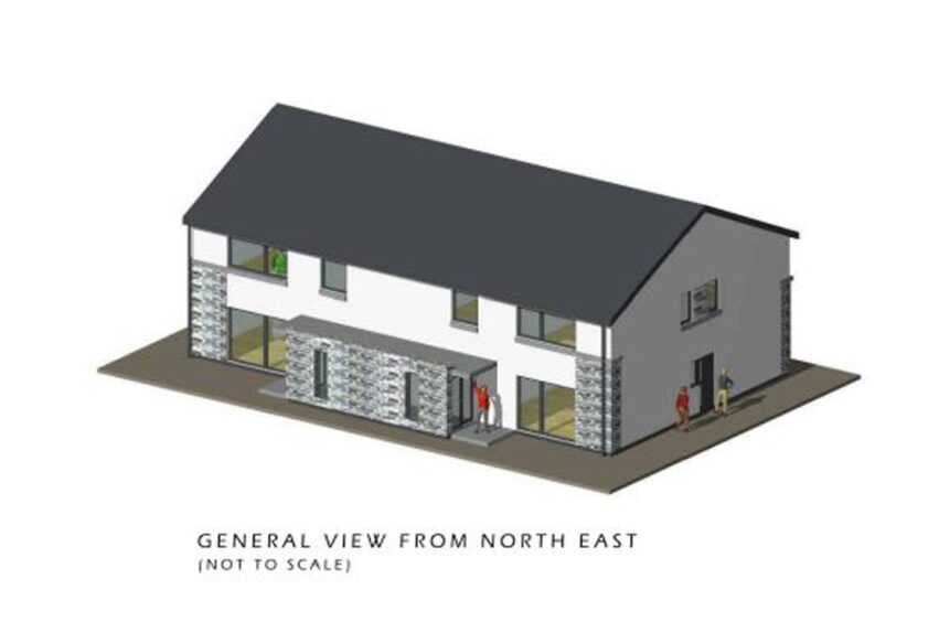 Proposed house at Kenmore Guest House in Oban. 