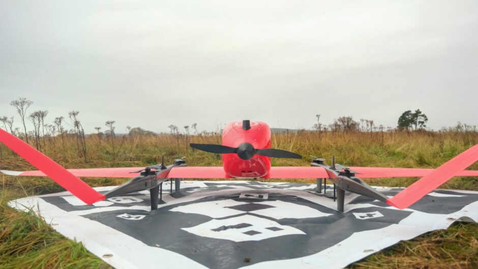 Drone used to transport medical supplies 