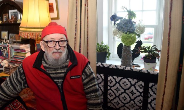 Cromarty pensioner Tony Ashton says the situation is "unacceptable". Image: Sandy McCook/DC Thomson