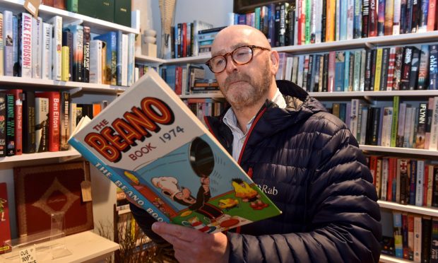 Some literary stimulation for our reporter during Christmas shopping. Image Sandy McCook/DC Thomson