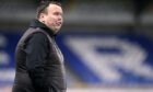 Caley Thistle head coach Scott Kellacher on the touchline.