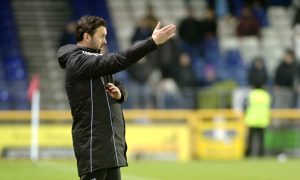 Cove Rangers manager Paul Hartley on the sidelines as his team defeated Inverness Caledonian Thistle 4-1 at the Caledonian Stadium, Inverness, on December 28, 2024.