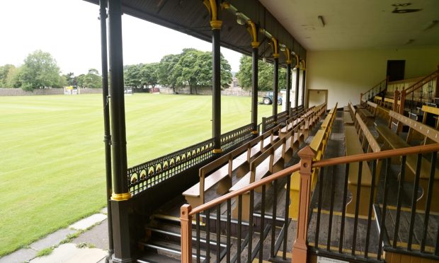 Victorian grandstand at Norther Meeting Park.