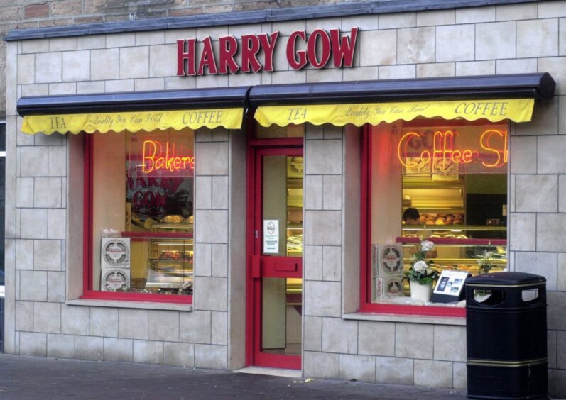 Harry Gow shop in Alness pictured in 2003