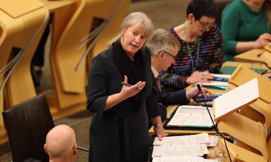 Finance Secretary Shona Robison announces the draft Budget for 2025-26 to MSPs at the Scottish Parliament in Edinburgh.