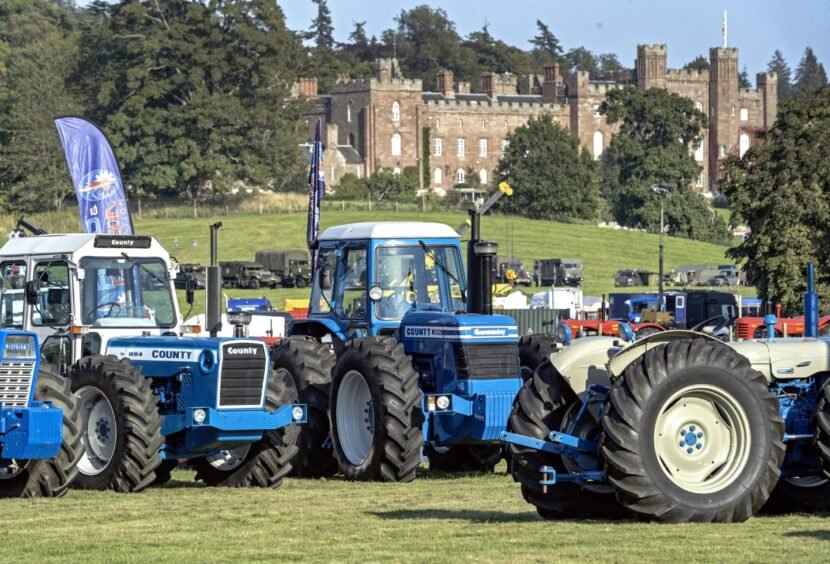 Farming Yesteryear event at Scone Palace.