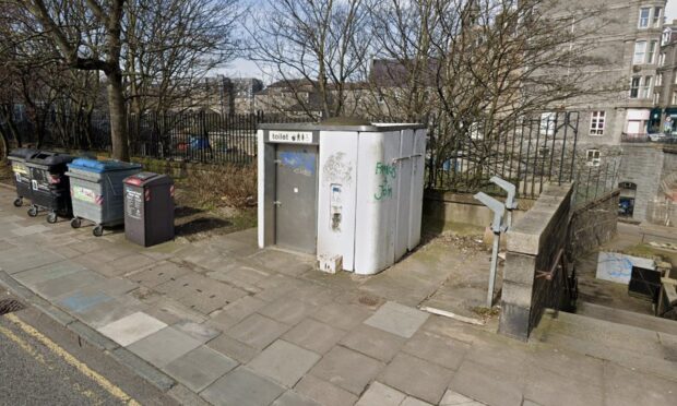 The former public toilet on Aberdeen's Skene Street