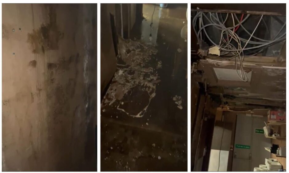 Some of the damage which Martin had to deal with. Image: Supplied