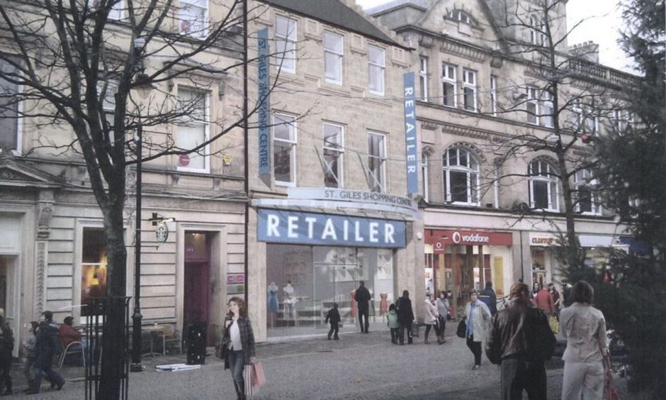 Artist impression of St Giles Centre expansion.