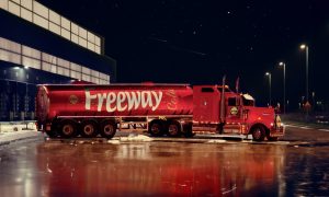 Freeway Cola truck is coming to Aberdeen for Christmas. Image: Lidl.