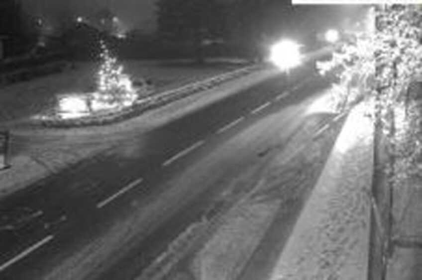 A85 Oban to Crianlarich wintery conditions