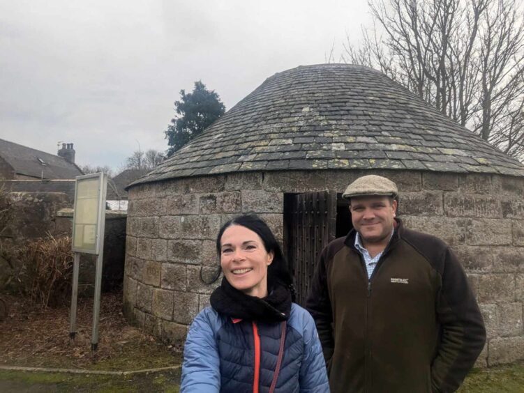 Gayle and Oliver Deeming at Udny Mort House