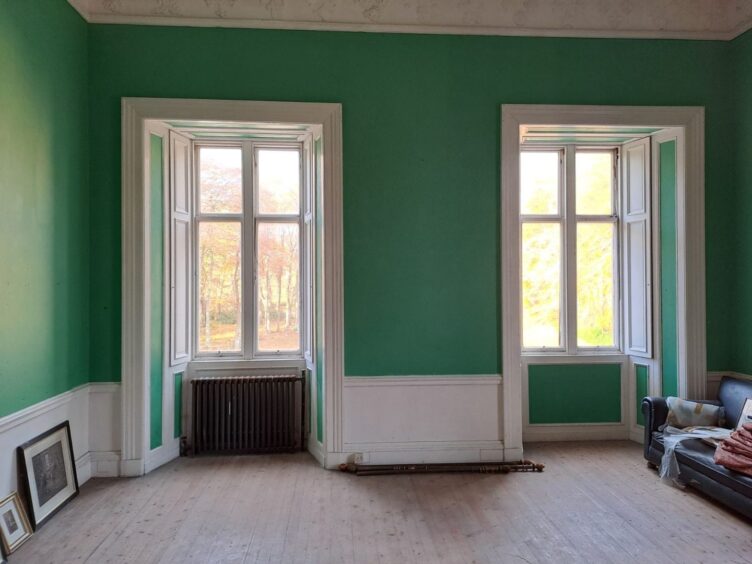 One of the main rooms of the boarding school at the castle