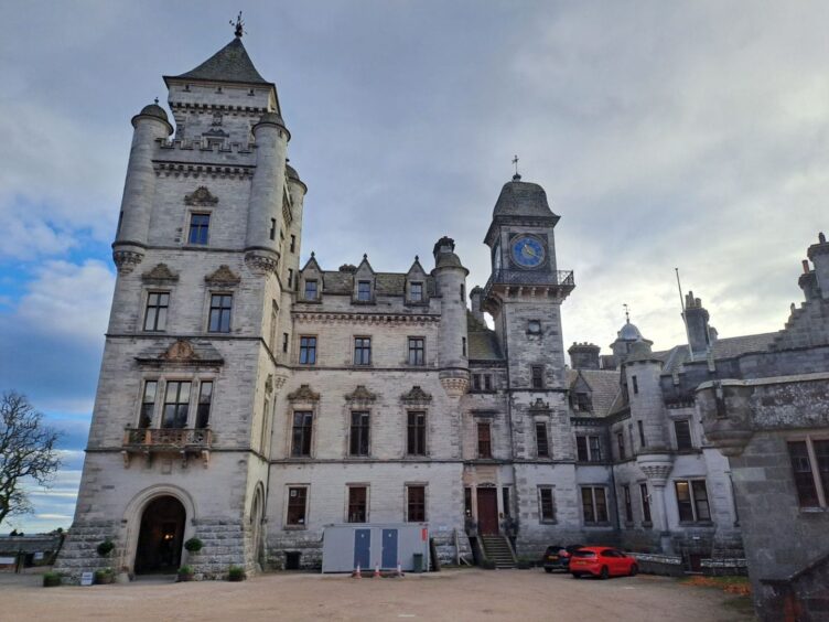 Front of Dunrobin Castle 