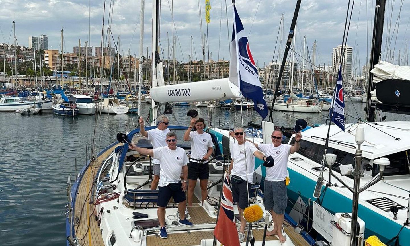 Can Do Too crew ready to sail the Atlantic