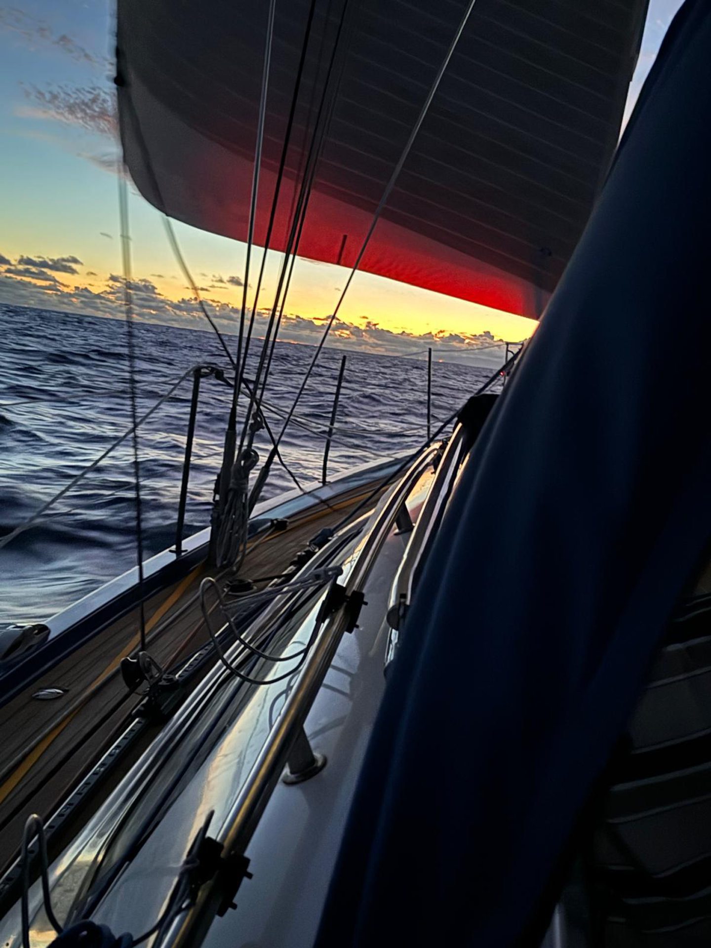 Photo taken from boat on the Atlantic 