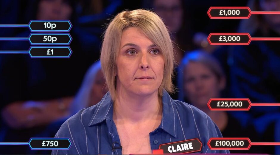 Claire on Deal or No Deal