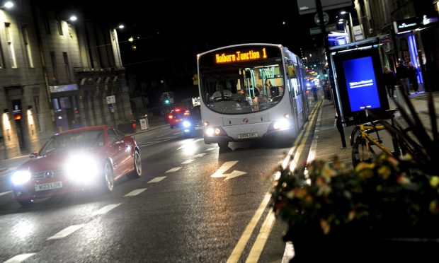 Buses are to run through the night. Image: Kath Flannery/ DC Thomson.