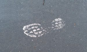 Footprints lead police to the site of a second blaze. Image: Shutterstock.