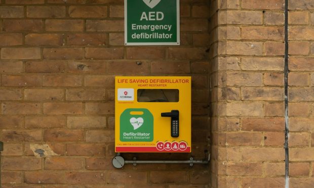 A defibrillator was stolen from outside Anderson's Butchers in Buckie. Image: Shutterstock.