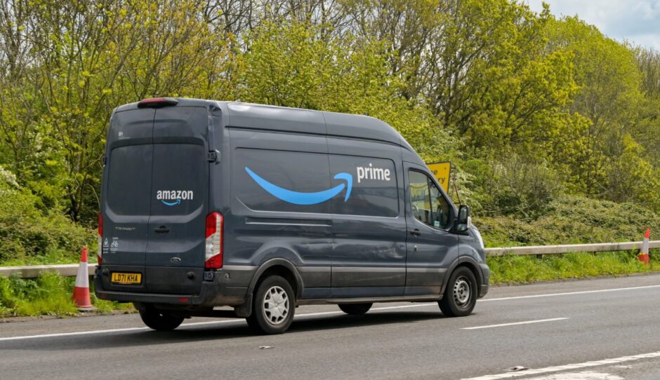 Amazon delivery van